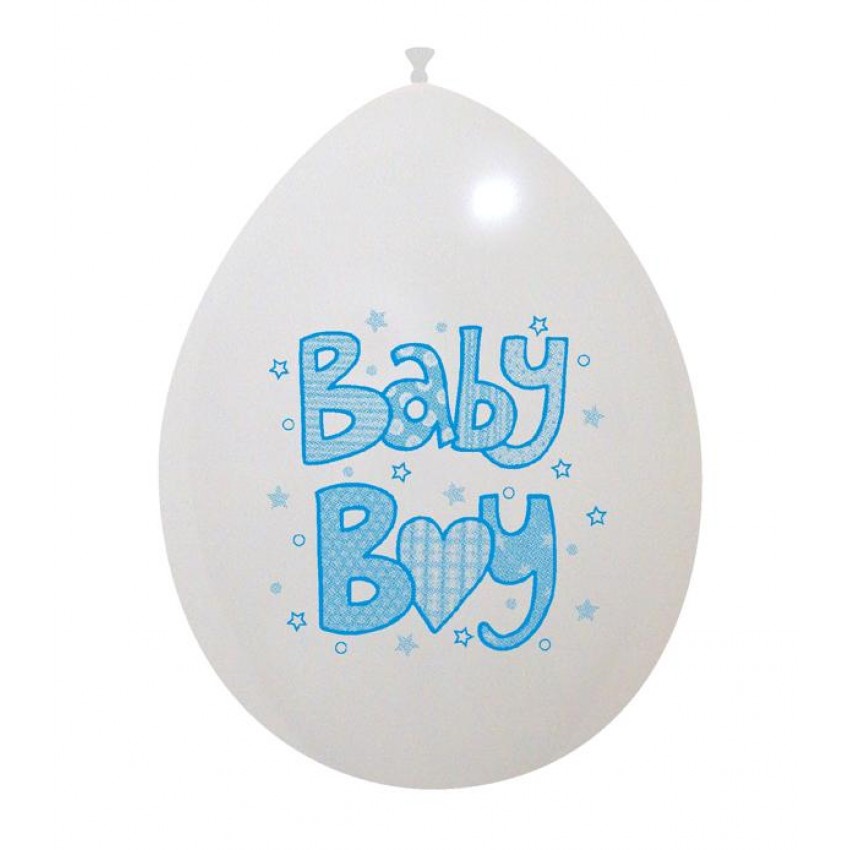 Palloncini Decorati 10" Baby Boy