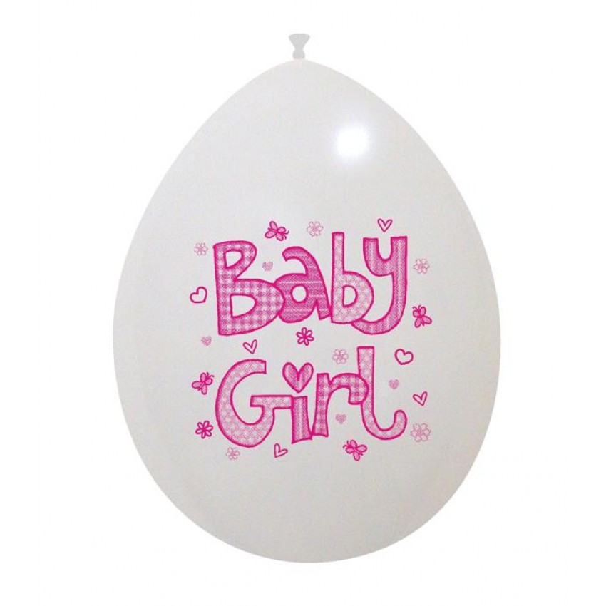 Palloncini Decorati 10" Baby Girl