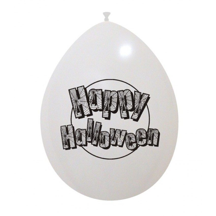 Palloncini Decorati 10" Halloween Ragnatele