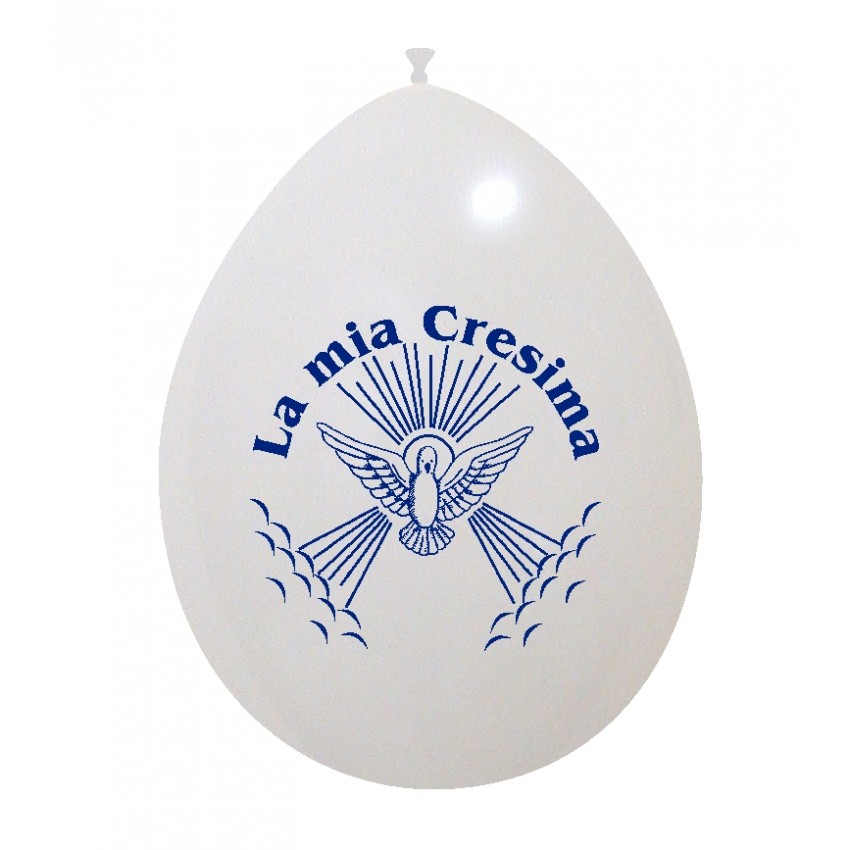 Palloncini Decorati 10" La Mia Cresima