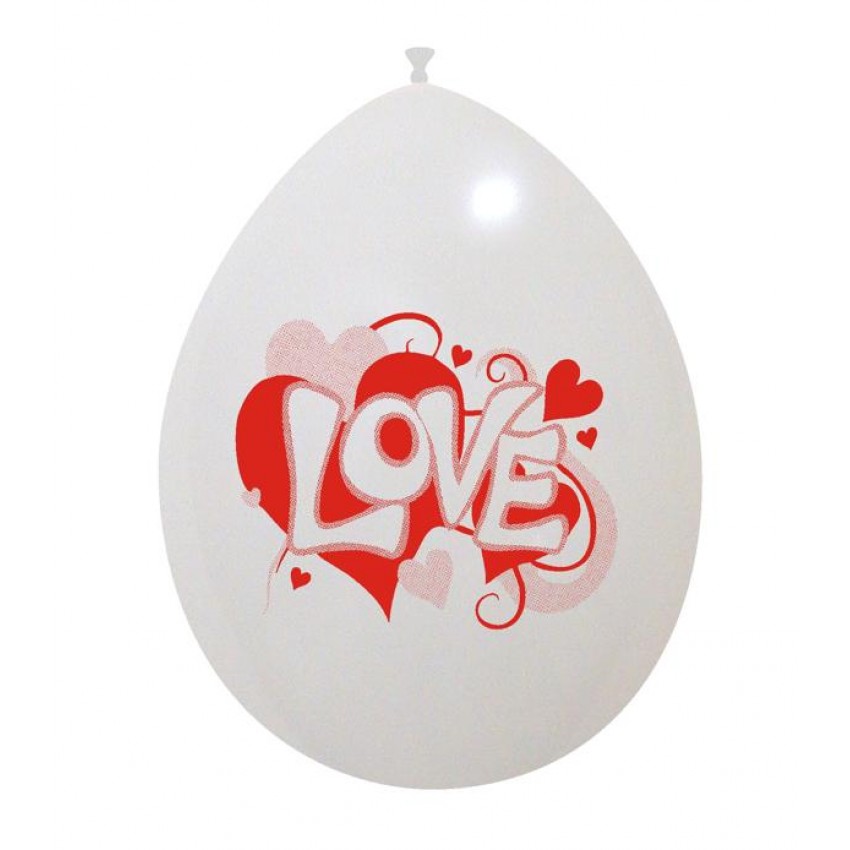 Palloncini Decorati 10" Love