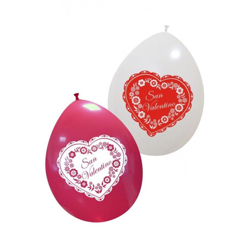 Palloncini Decorati 10" San Valentino Cuore