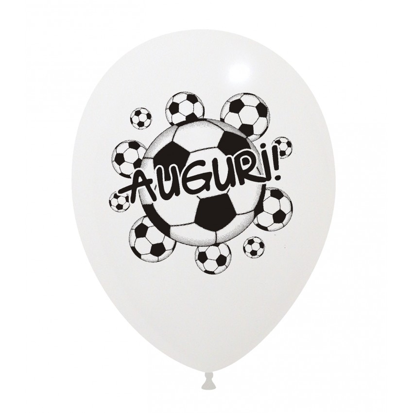 Palloncini Decorati 12" Auguri Calcio