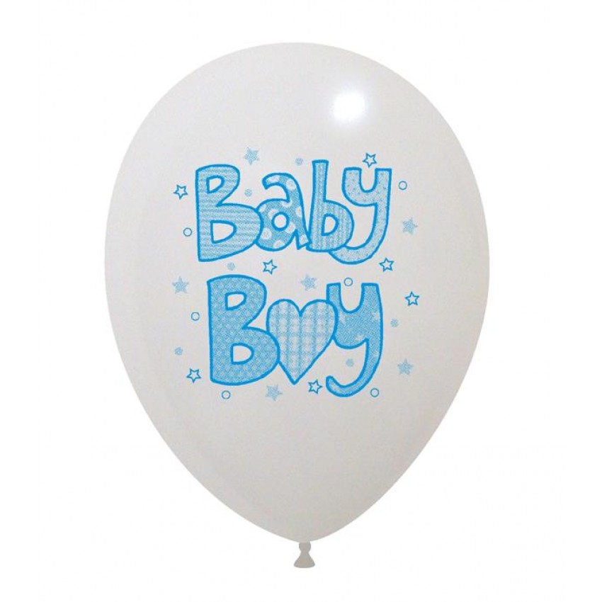 Palloncini Decorati 12" Baby Boy