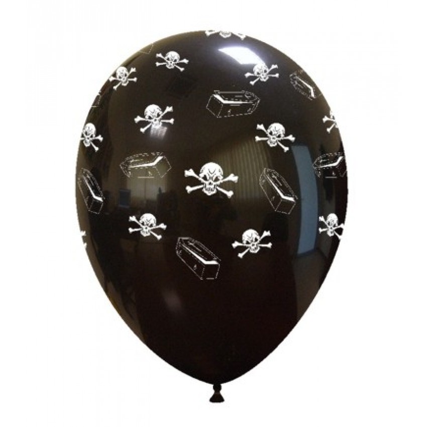 Palloncini Decorati 12" Bare & Teschi