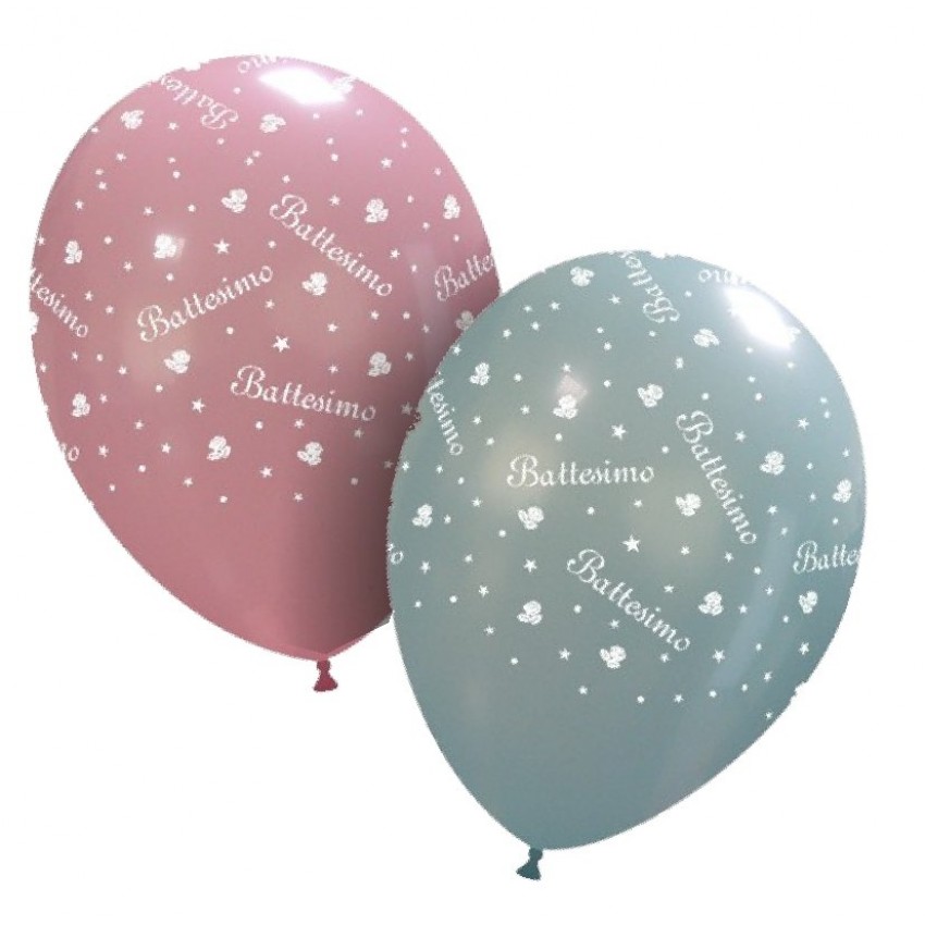 Palloncini Decorati 12" Battesimo