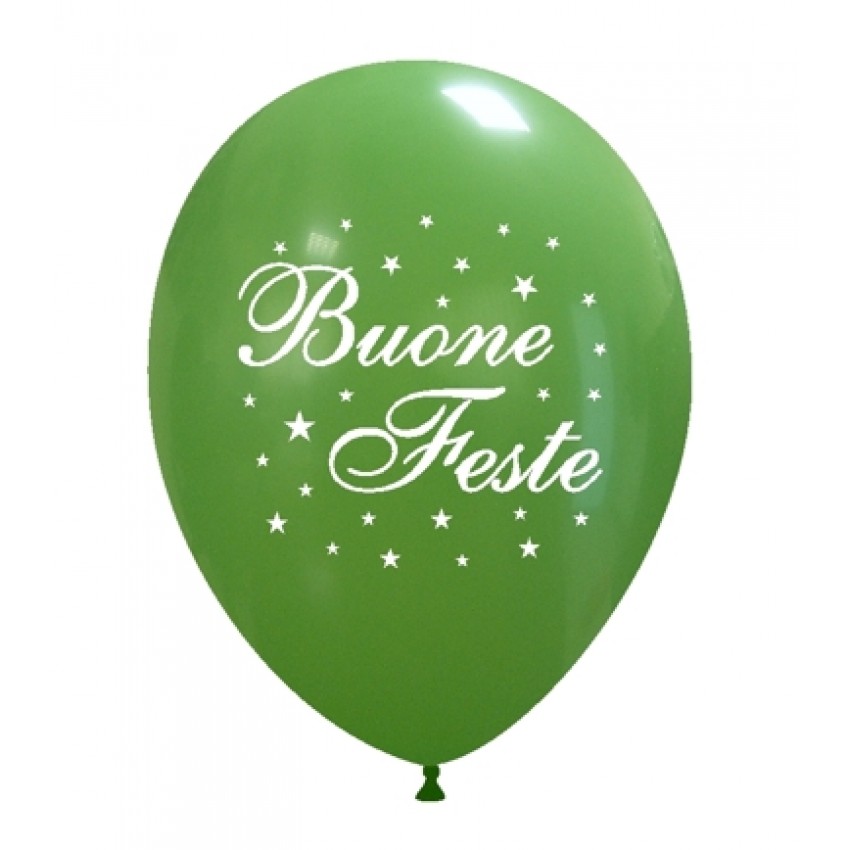 Palloncini Decorati 12" Buone Feste