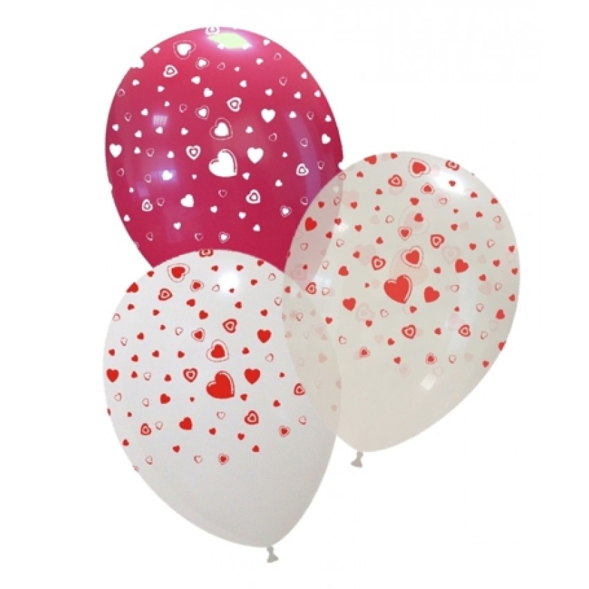 Palloncini Decorati 12" Cuori