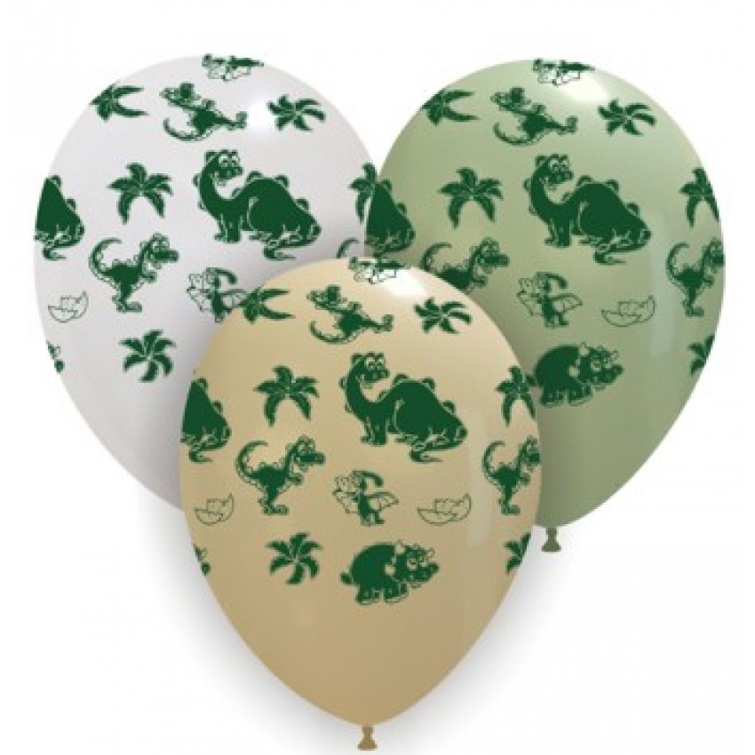 Palloncini Decorati 12" Dinosauri