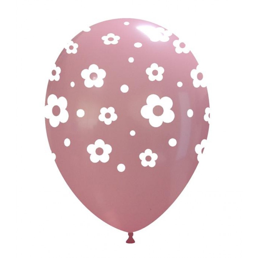 Palloncini Decorati 12" Fiori Grandi