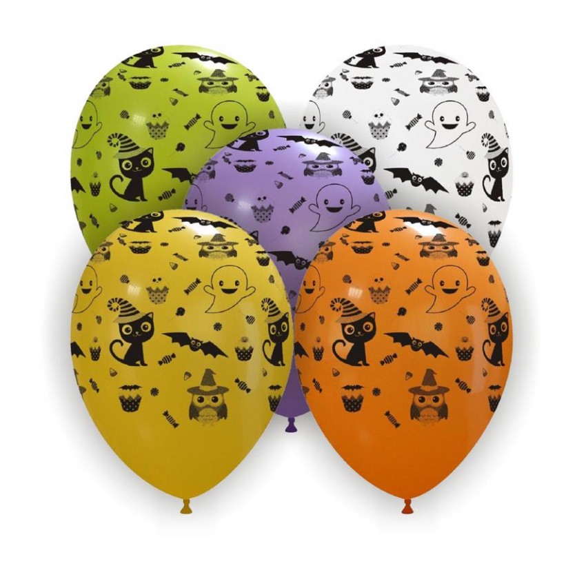 Palloncini Decorati 12" Halloween Carino