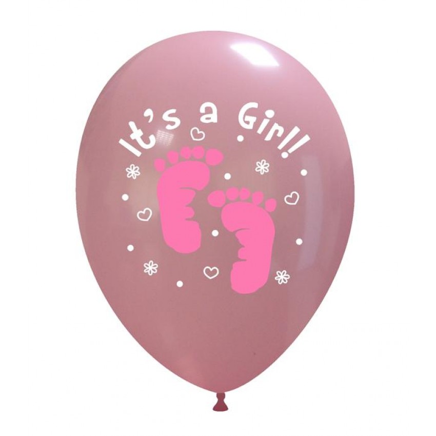 Palloncini Decorati 12" It s a Girl (2 Colori)