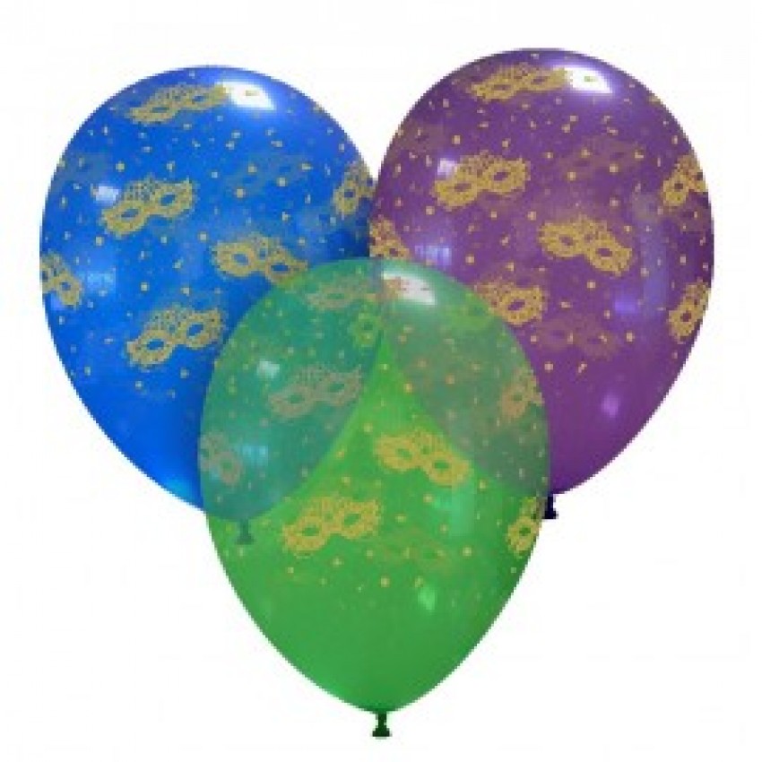 Palloncini Decorati 12" Maschere