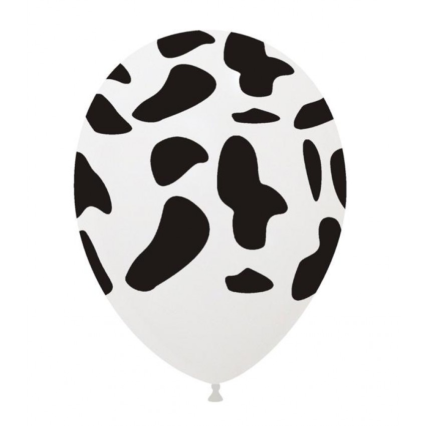 Palloncini Decorati 12" Mucca (macchie)