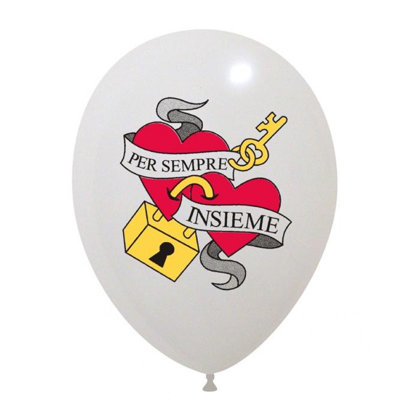 Palloncini Decorati 12" Per Sempre Insieme