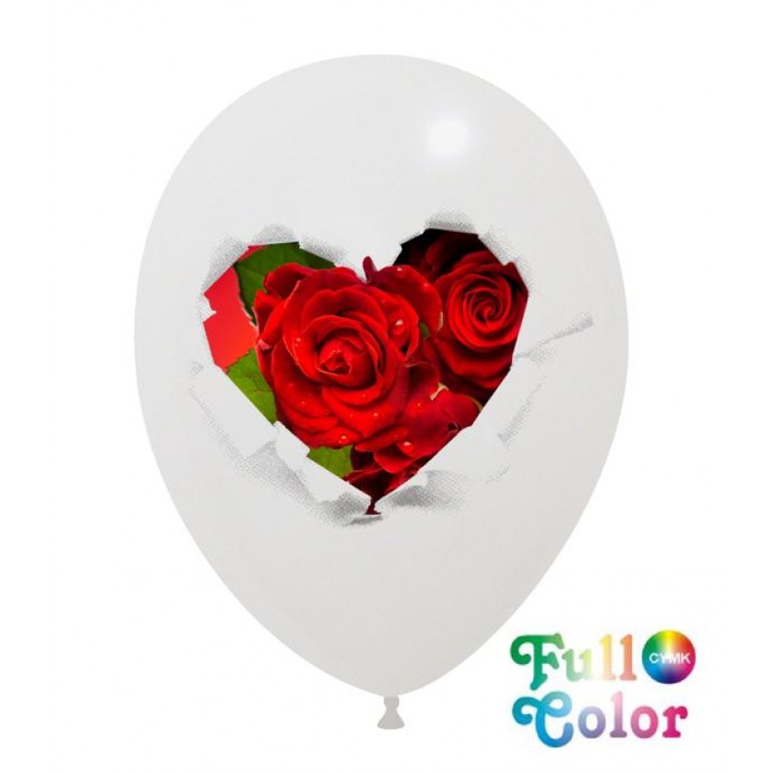 Palloncini Decorati 12" Rose - Full Color