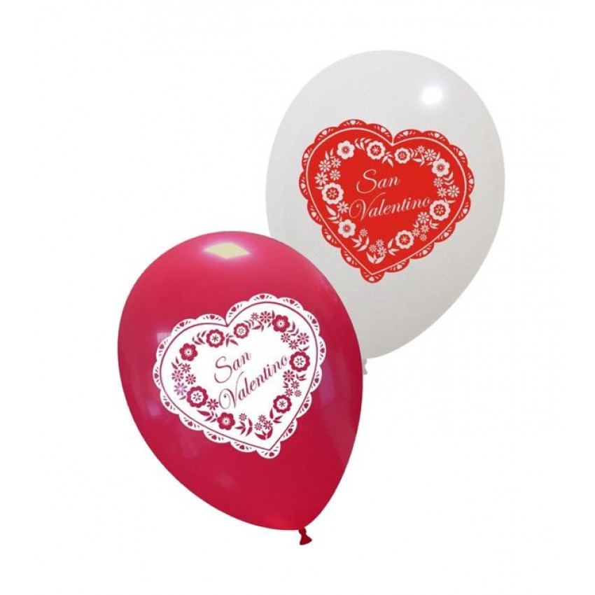 Palloncini Decorati 12" San Valentino Cuore