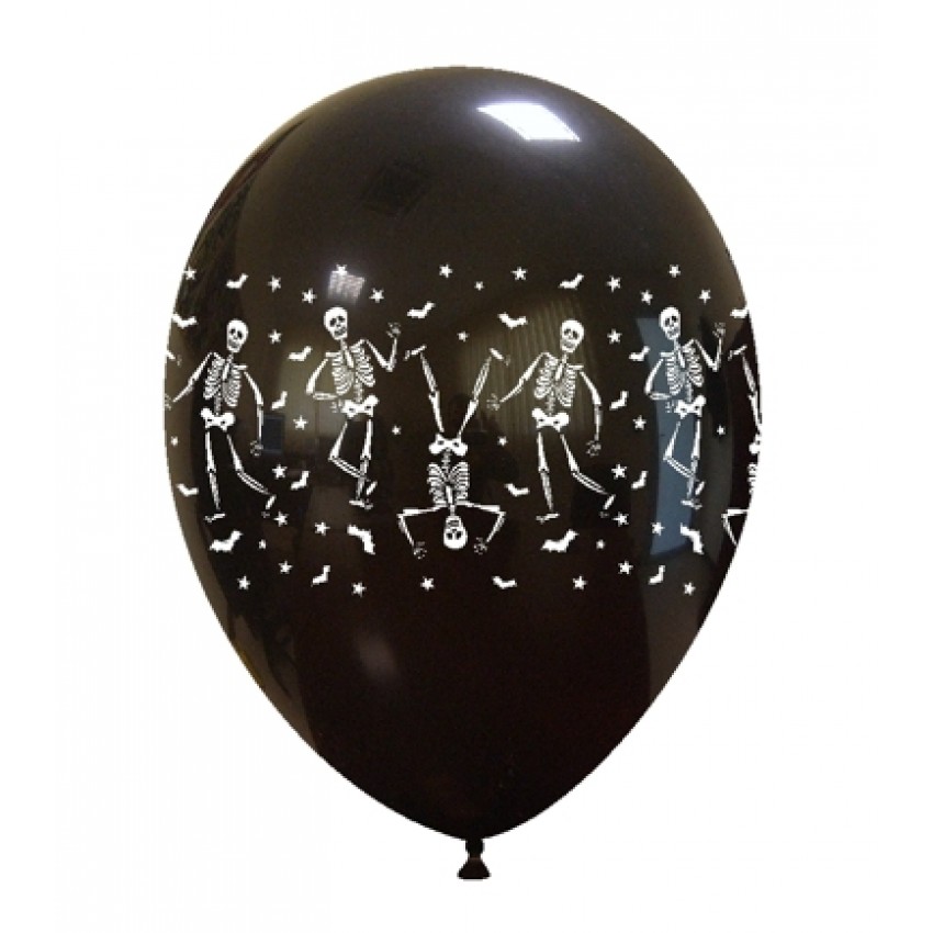 Palloncini Decorati 12" Scheletri