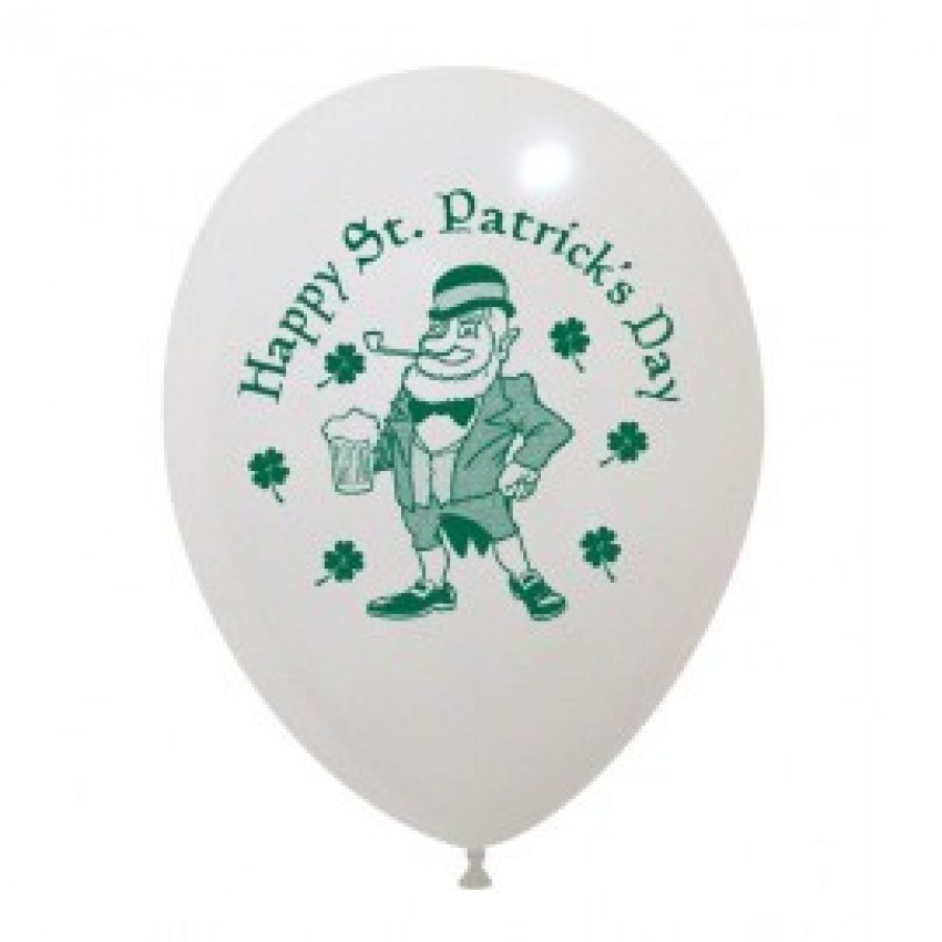 Palloncini Decorati 12" St. Patrick s Day Leprecauno