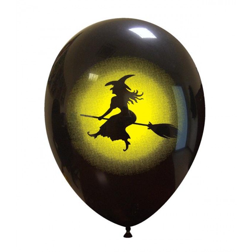 Palloncini Decorati 12" Strega che Vola