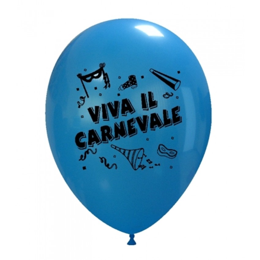 Palloncini Decorati 12" Viva il Carnevale