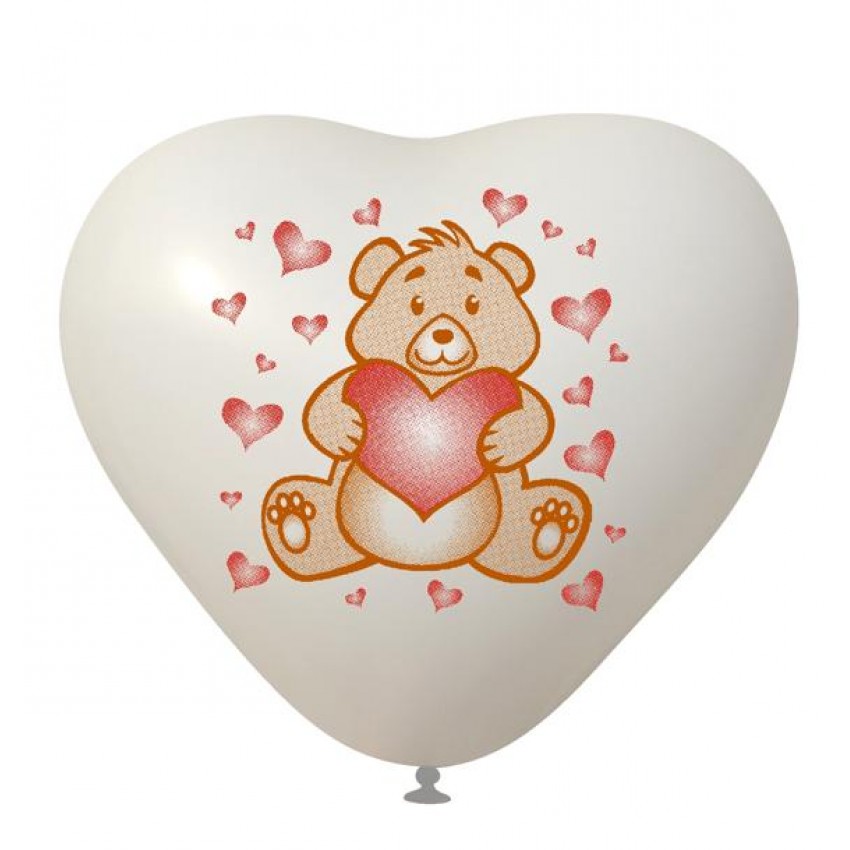 Palloncini Decorati 17" Orsetto Love