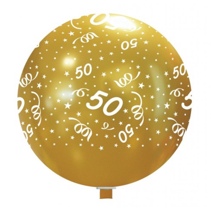 Palloncini Decorati 32" - 50 Anni (globo)