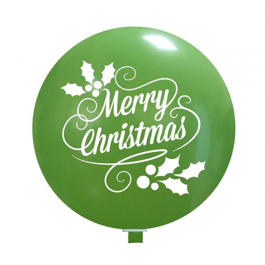 Palloncini Decorati 32" - Christmas Holly