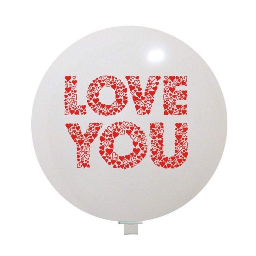 Palloncini Decorati 32" - Love You Cuoricini