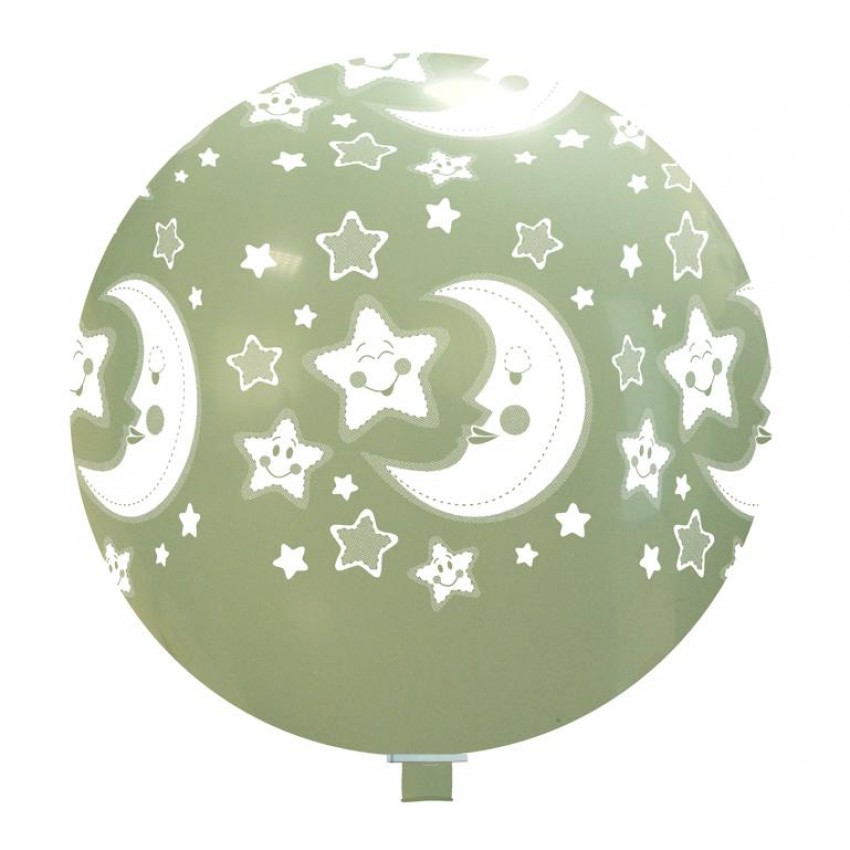 Palloncini Decorati 32" - Luna e Stelle