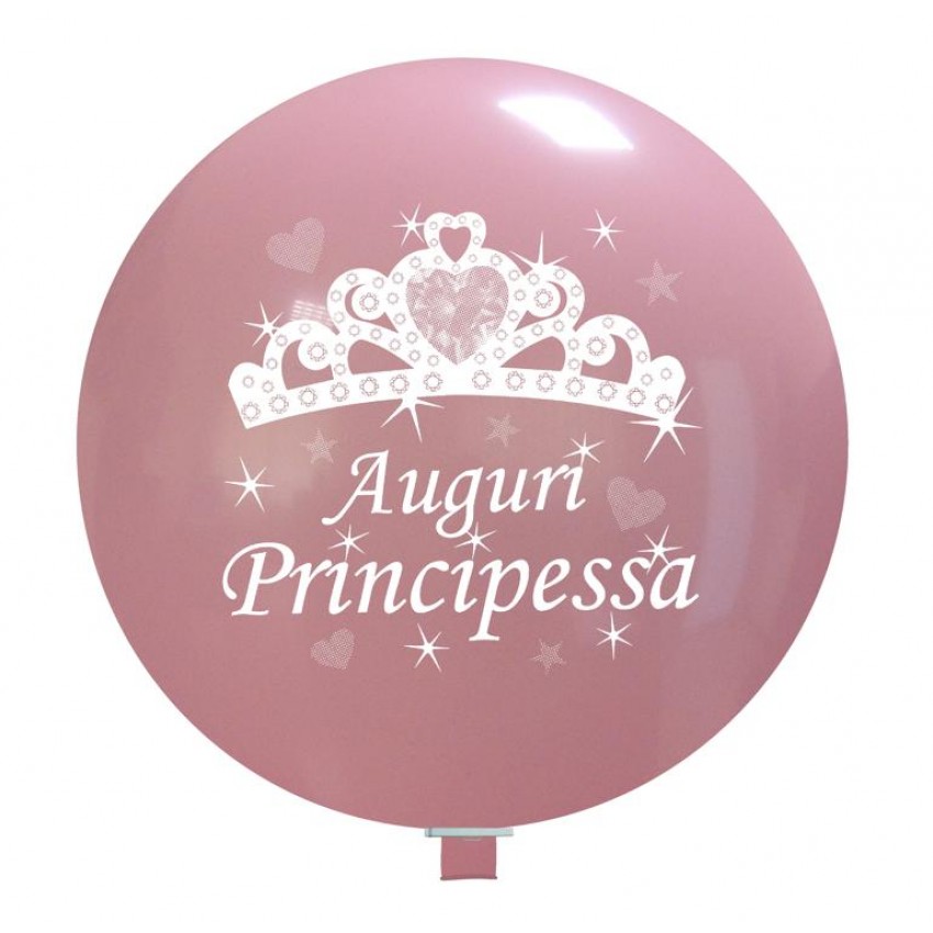 Palloncini Decorati 35" - Auguri Principessa