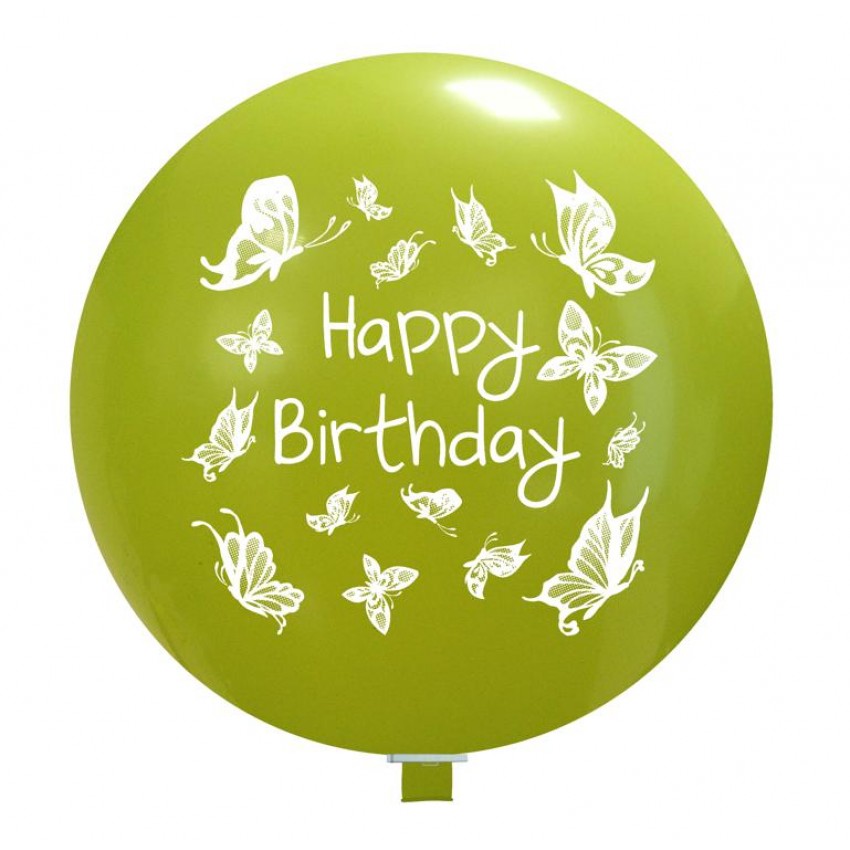 Palloncini Decorati 35" - Birthday Farfalle