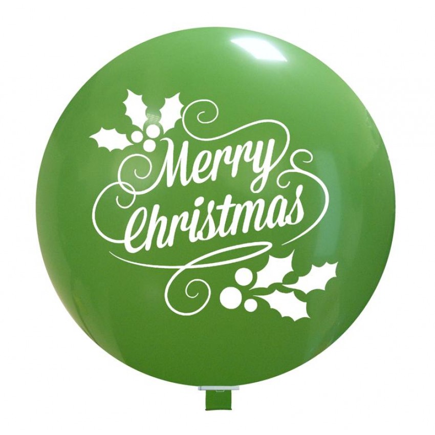 Palloncini Decorati 35" - Christmas Holly