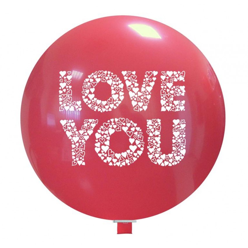 Palloncini Decorati 35" - Love You Cuoricini