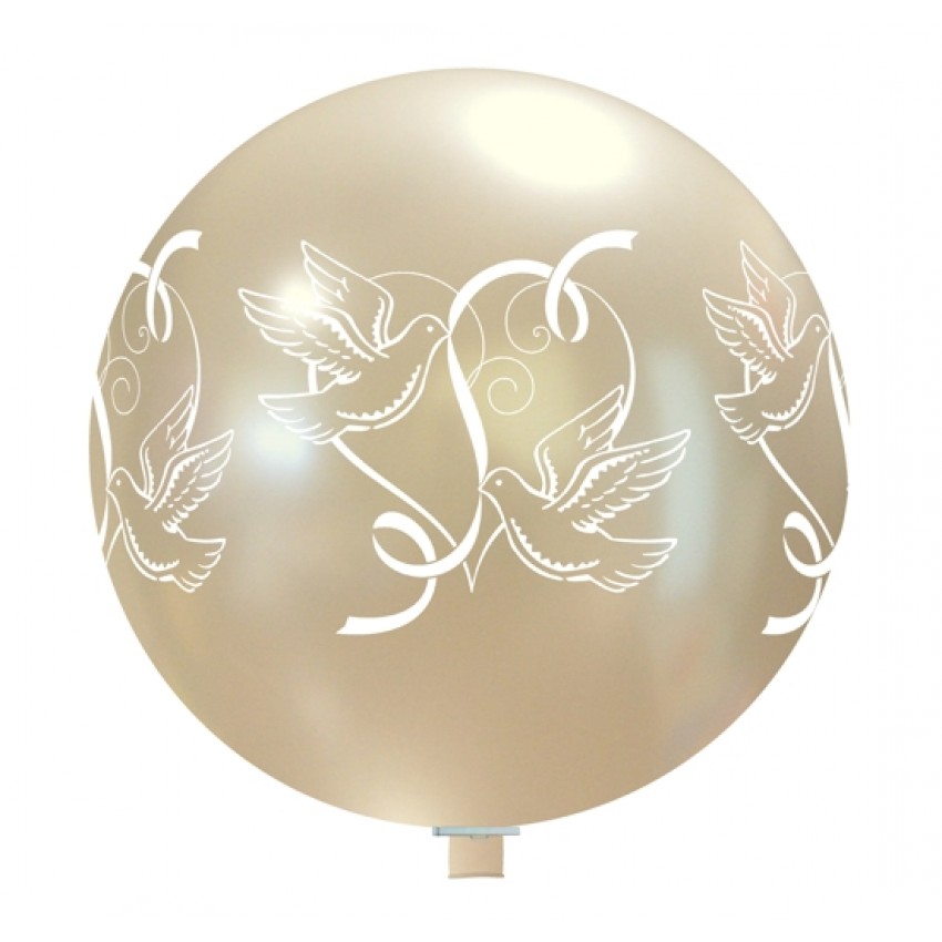 Palloncini Decorati 45" - Colombe