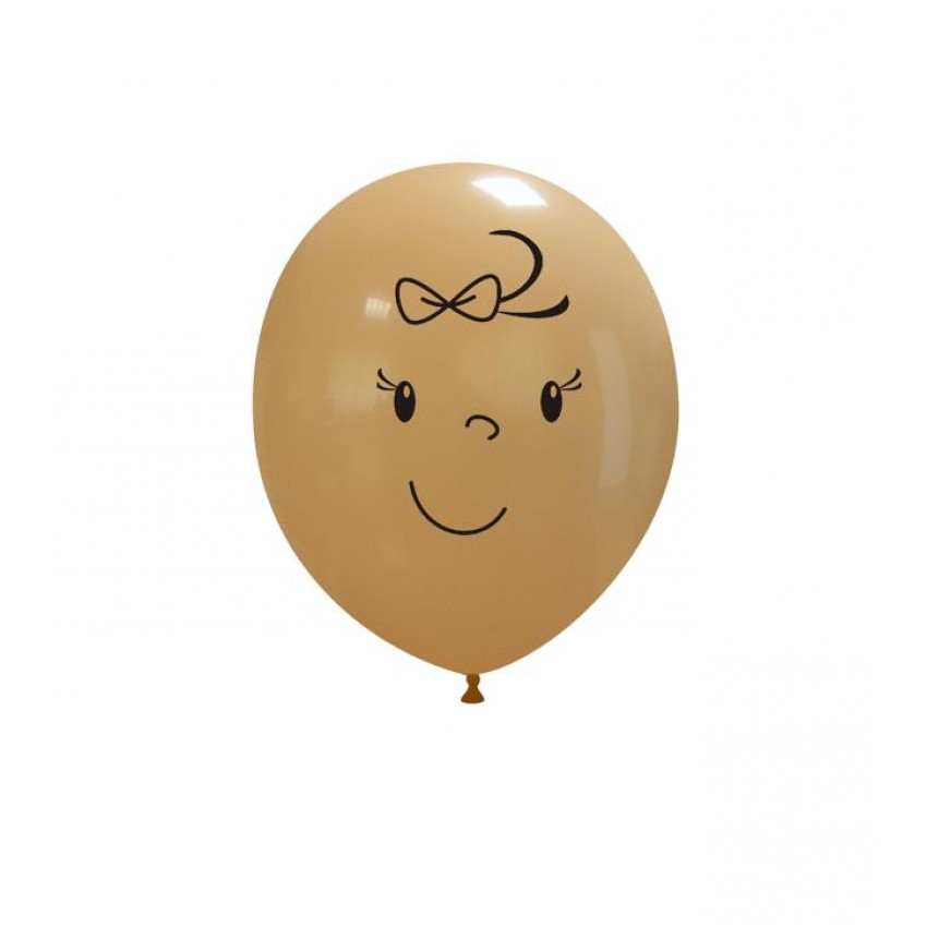 Palloncini Decorati 5" - Faccia Bimba