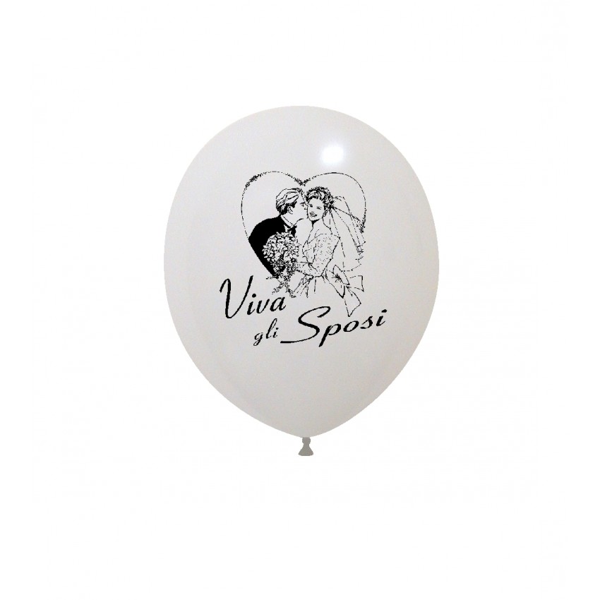 Palloncini Decorati 5" - Sposi