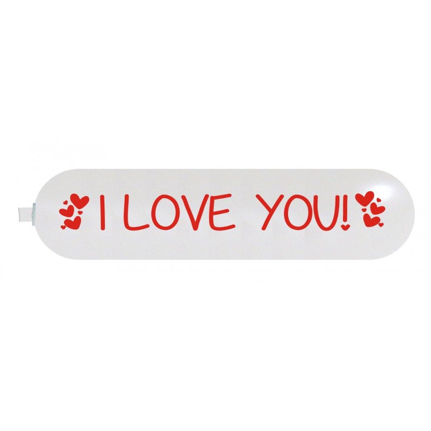 Palloncini Decorati 67" - I Love You