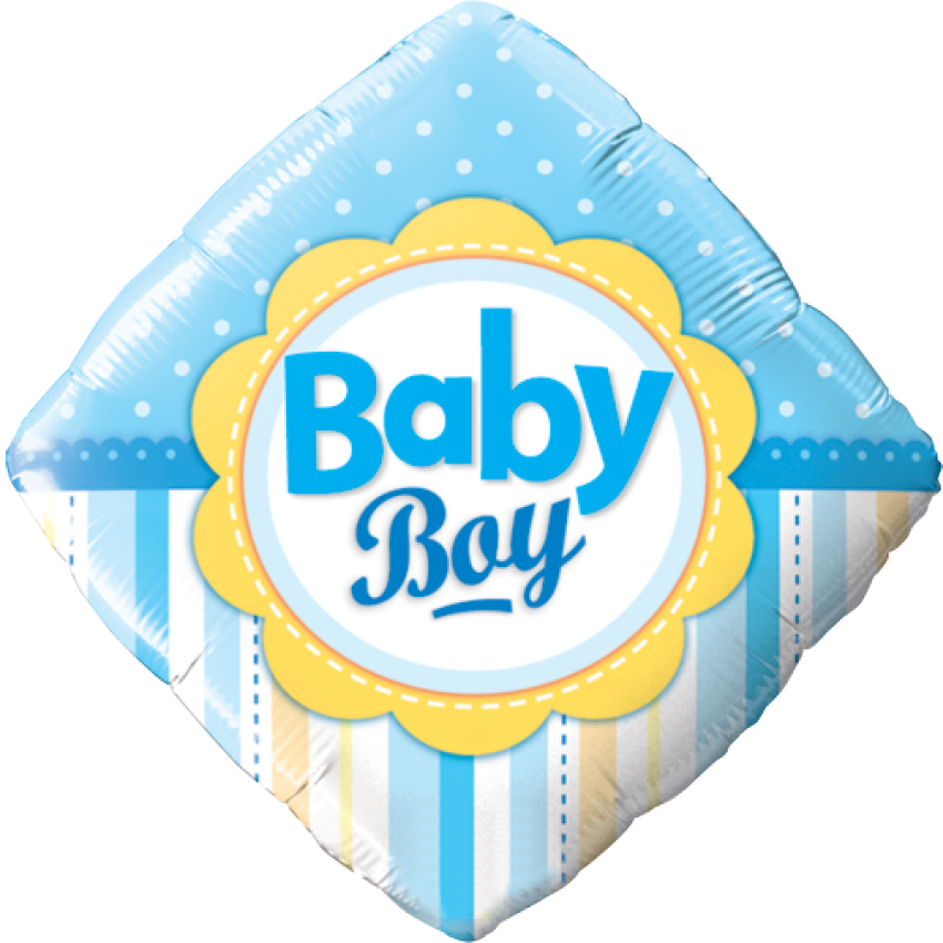 Palloncini Decorati Baby Boy (18”)