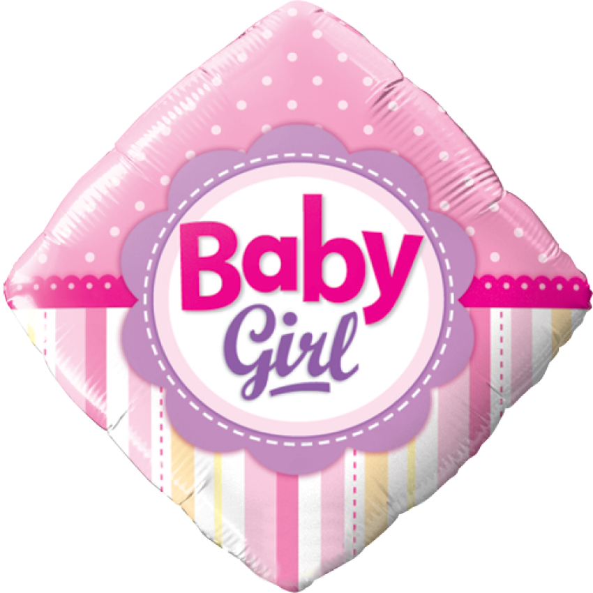 Palloncini Decorati Baby Girl (18”)