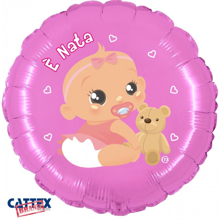 Palloncini Decorati CTX+ - È Nata (18”)