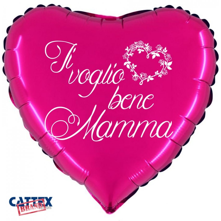 Palloncini Decorati CTX - Ti voglio bene Mamma (18”)