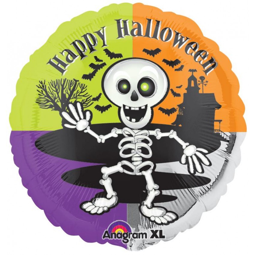 Palloncini Decorati Halloween Scheletro XL® (18”)