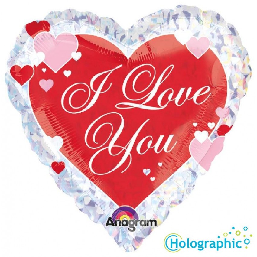 Palloncini Decorati I Love You Cuore (18”)