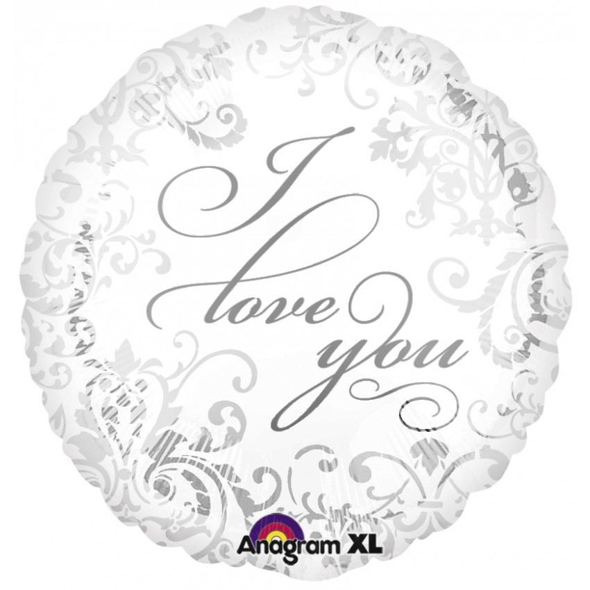 Palloncini Decorati I Love You Elegante XL® (18”)