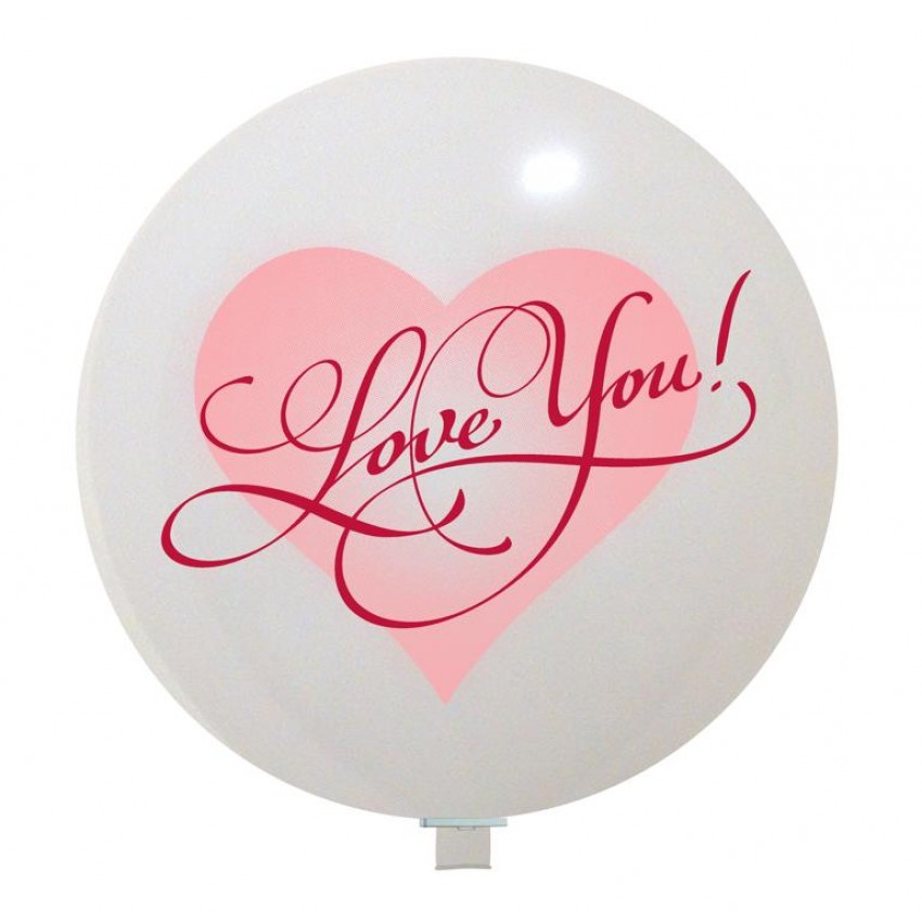 Palloncini Decorati PT/200 - Love You 2 Colori