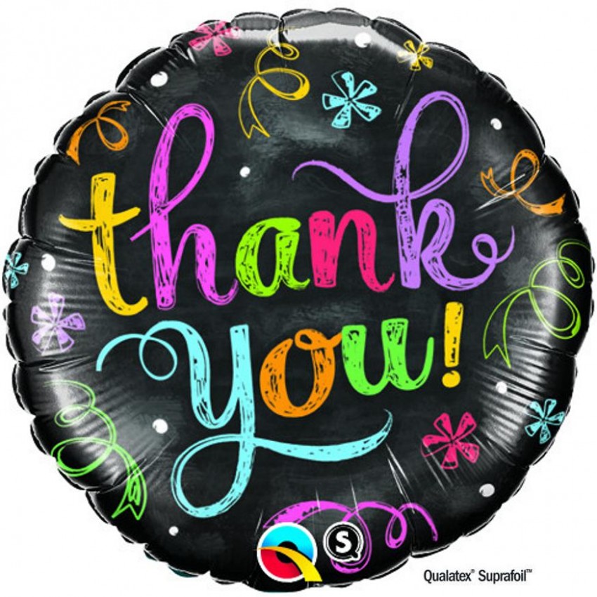 Palloncini Decorati Thank You (18”)