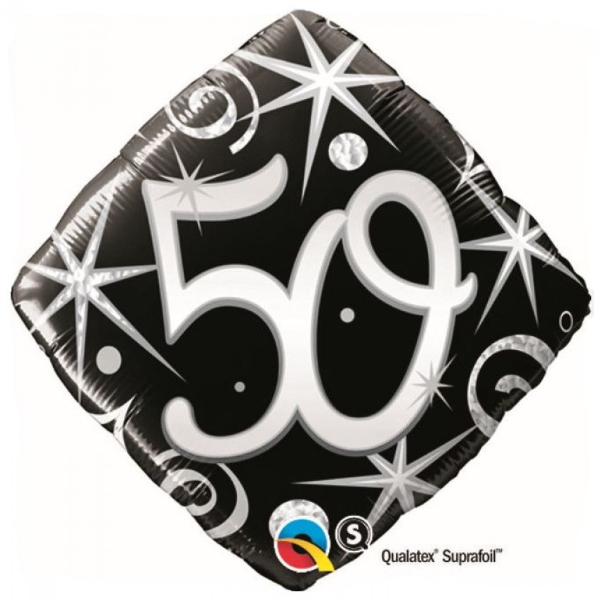 Palloncini Mylar 50 BIrthday Diamante (18”)