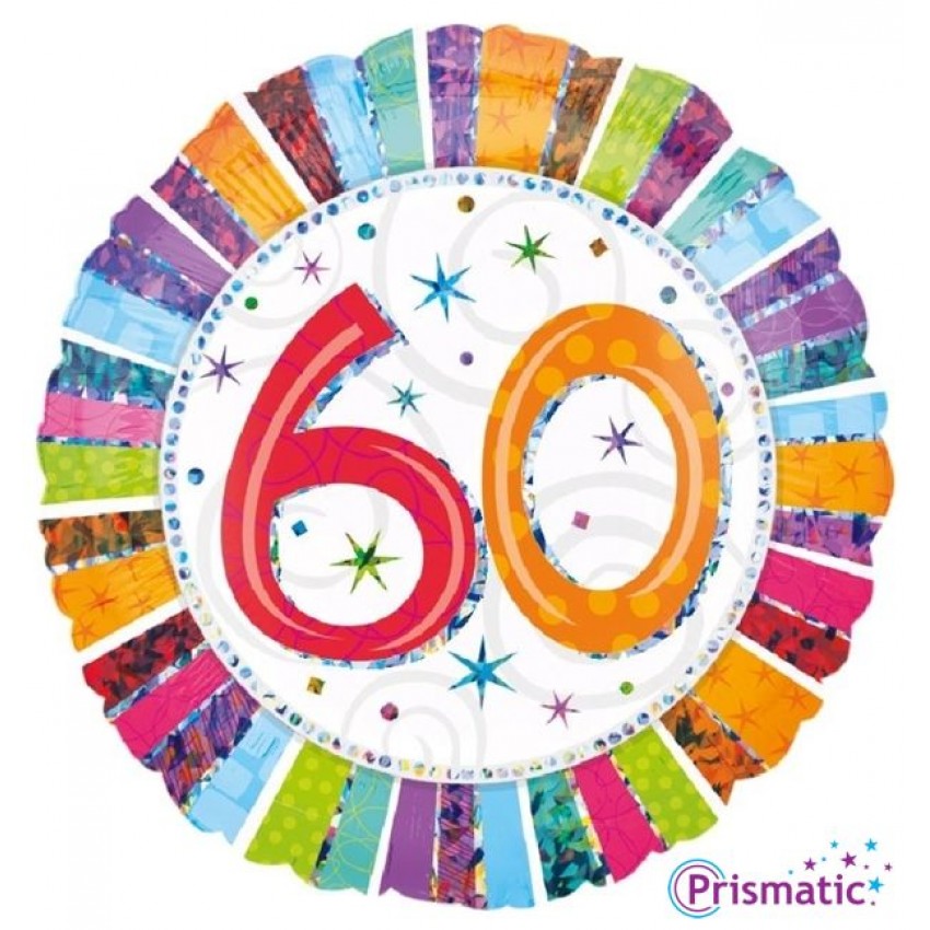 Palloncini Mylar 60 Radiant Birthday (18”)