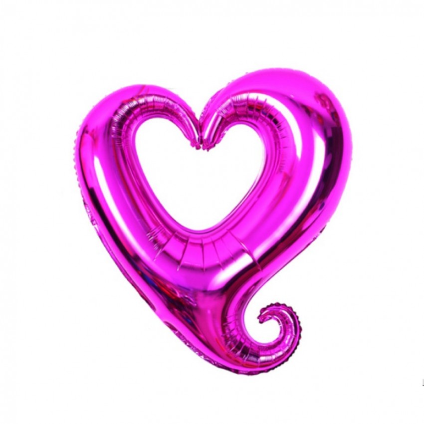 Palloncini Mylar Hollow Heart (30”)